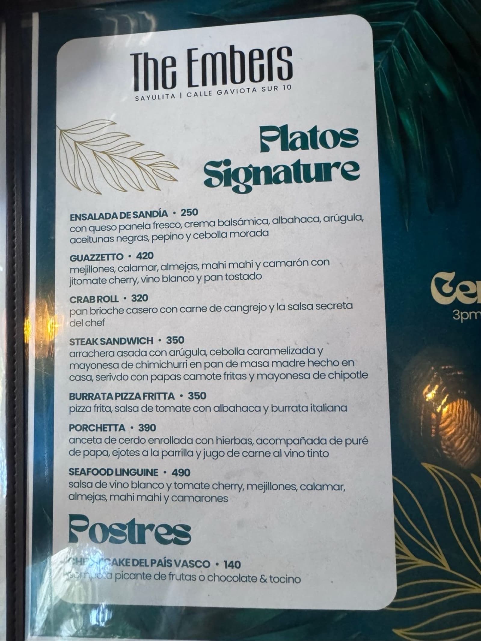 Menu page 4