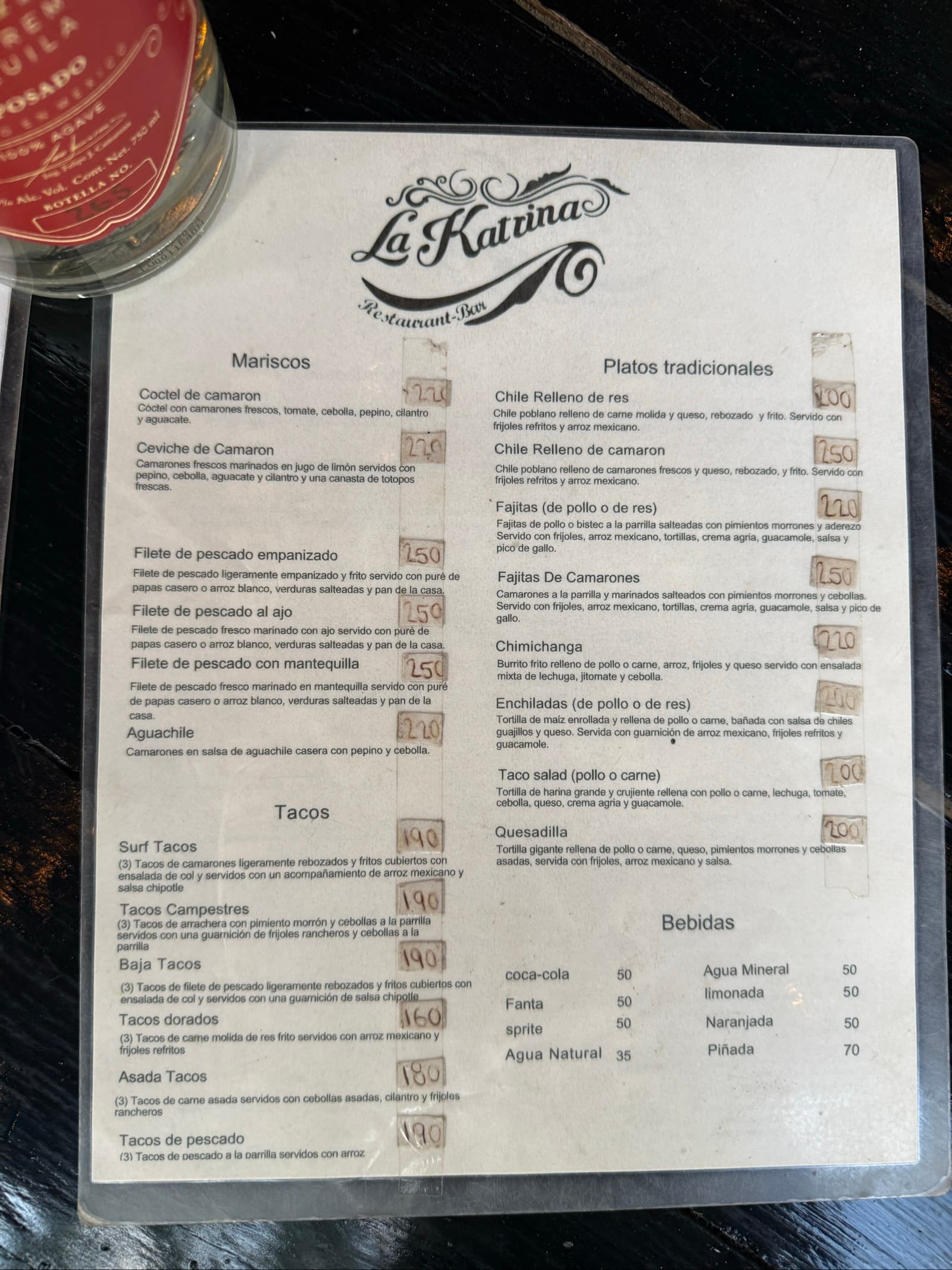 Menu page 3