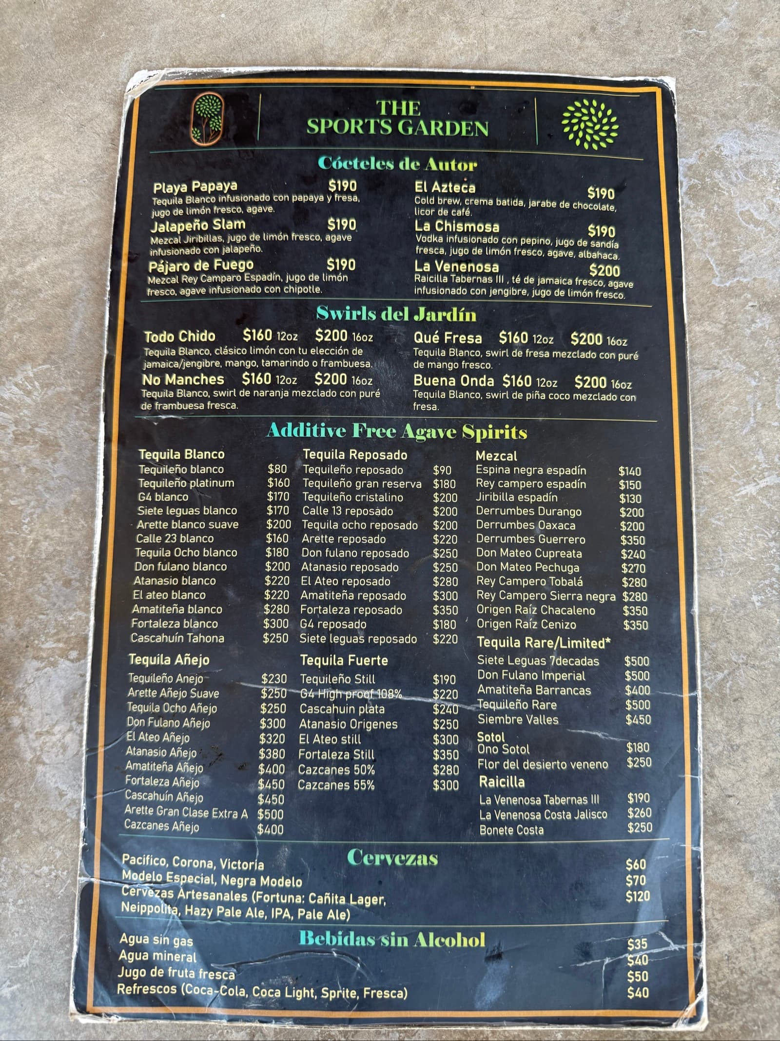 Menu page 4