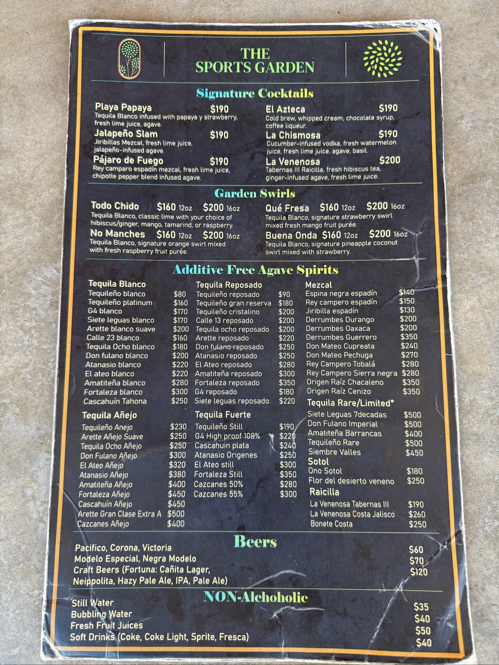 Menu page 3